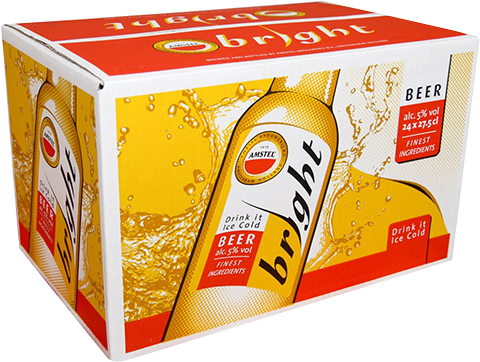 Amstel Bright doos van 24 flesjes á 0,275 liter